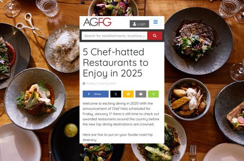 5 Chef-hatted Restaurants to Enjoy in 2025